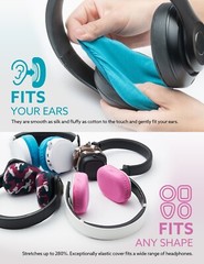 SONY MDR-NC500D Earpad Repair & Protection mimimamo Headphone Cover L Ocean
