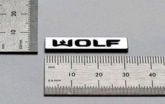 Wolf Custom Small Size Logo Emblem