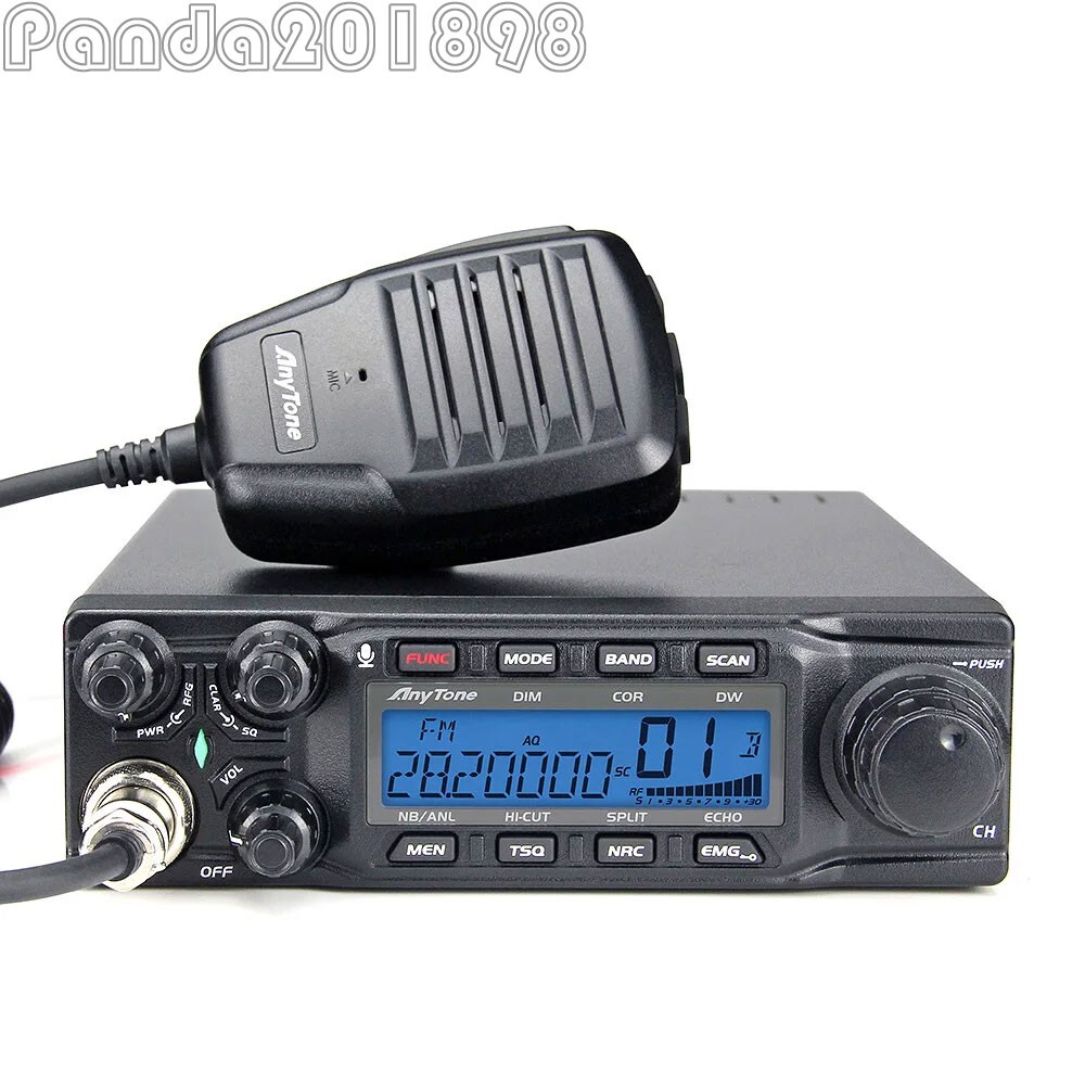 AT-6666PRO 28-29.7MHz 10m 40-Channel Radio AM/FM/USB/LSB/PA/CW Transceiver