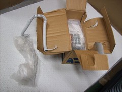 Cortelco White Telephone NOS 255415-VBA-20M