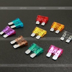100pcs Car Automotive Medium Standard Fuses Auto Blade Fuse Assortment Kit APM