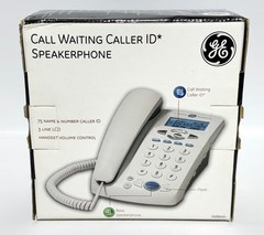 GE Corded Speakerphone with Caller ID 29385GE1 White NEW 2006