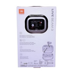 JBL Live Beam 3 Noise-Canceling True Wireless Earbuds (Silver)