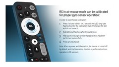 Ugoos BT Remote Control UR02 Remote For Ugoos TV Box, Built-in Mic, Gyro Sensing