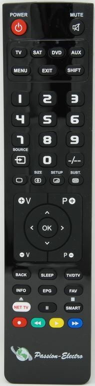 Replacement remote control for PHILIPS 15GR2330-16B, TV