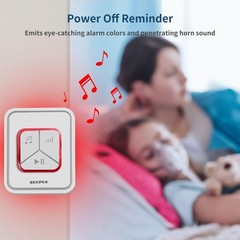 Upgraded 108 Db Power Outage Alarm with Tri-Color LED for Freezer & CPAP Safety