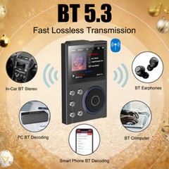 Digital HiFi MP3 Player With Bluetooth USB Lossless High Sound Quality DSD 256GB