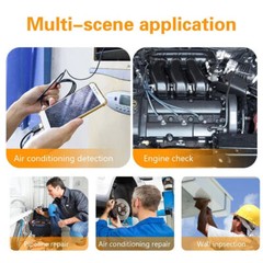 6LED USB Snake Endoscope Borescope HD Inspection Camera Scope For Android Type C