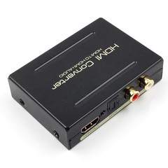 1080P HDMI Converter HDMI to SPDIF Optical 4K RCA L/R Analog Audio Extractor a