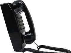 Single Line Classic 2554 Wall Phone with Loud Ringer and Handset Volume Contr…