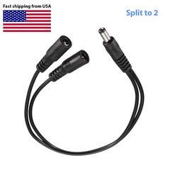 1:4/1:5/1:8 Universal DC Power Splitter Cable Cord 5.5×2.1mm 12V Multi Adapter