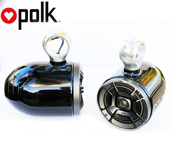 SALE! INDY UV Resist Black Wakeboard Speaker Polk DB652 300W Marine Speakers