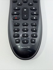 Genuine Logitech Harmony 700 Universal Remote Black -Tested