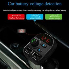 Bluetooth Car Wireless Adapter FM Transmitter MP3 Radio Car Kit 2 USB Charger