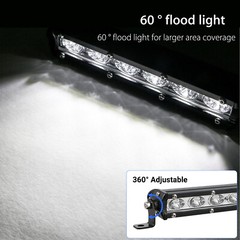 7″ inch LED Work Light Bar Spot Flood Pods Offroad Fog Driving Truck SUV ATV 4WD
