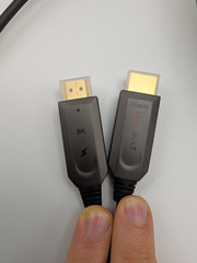 8K Fiber Optic HDMI Cable 165FT, Long Active HDMI 2.1 Cable 48Gbps Ultra High