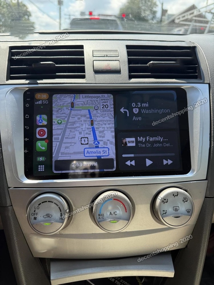 64GB Apple CarPlay For Toyota Camry 2007-2011 Car Stereo Radio Android15 GPS CAM