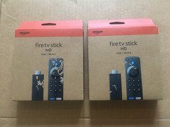 LOT of 2 – Amazon Fire TV Stick HD 8GB with Alexa Voice TV Remote