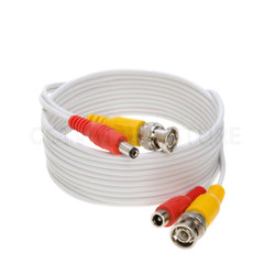 CCTV Security Camera Cable BNC Extension Power Surveillance DVR 6FT-100FT lot