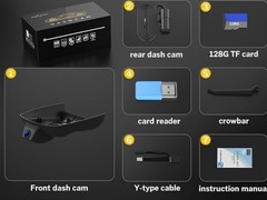 Front 4K & Rear 1080P Dash Cam for GMC Sierra 1500 2022-2026 UHD 2160P Video