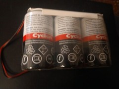Hawker Cyclon Monobloc 6 Volt 2.5 Ah Lead Acid Battery For Parts Or Repair
