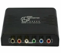 HDMI to RGB Ypbpr Component Video Audio Converter Adapter HDMI in to Component