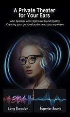 4kSmart Glasses HD Camera Bluetooth • iOS/Android | Ray-Ban Meta Alternative
