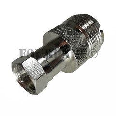 4 Pack – UHF SO-239 Female to F-Type Male RF Coax Adapter Converter Connector