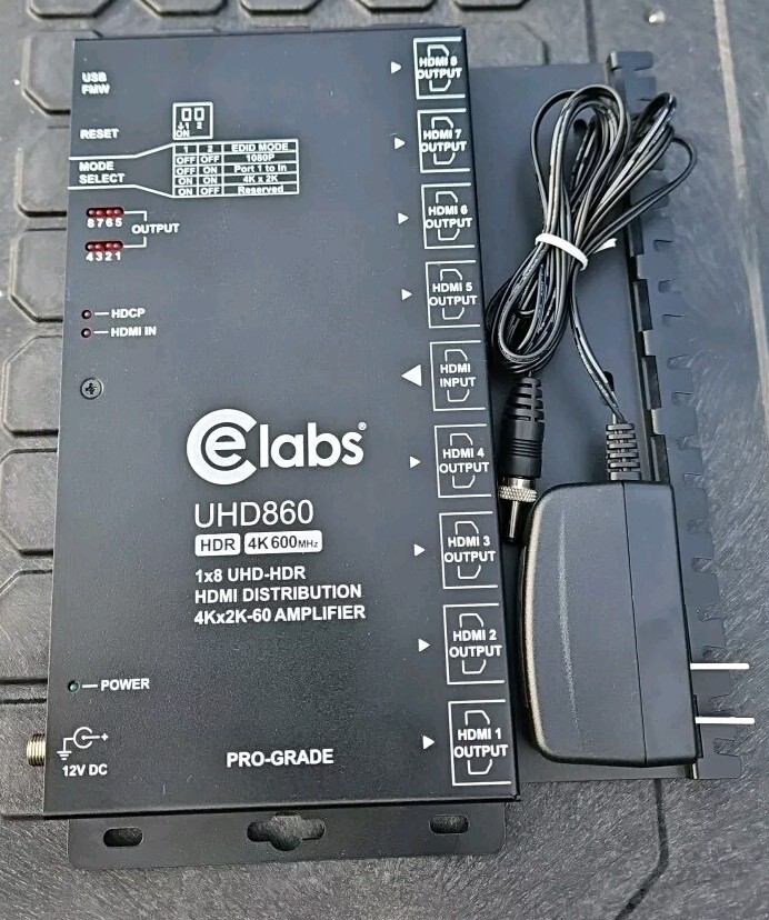 CE Labs UHD860 1×8 UHD-HDR HDMI Distribution (SN 325)