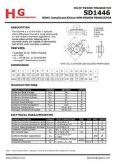 HG(HuaGao) 2 PCS SD1446(MP) build by China HG Semiconductor