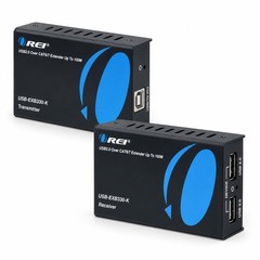 USB 2.0 Over Ethernet Extender Upto 330 Feet Power Over Cable, KVM