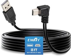 Car Dashcam USB 2.0 to Mini USB Charging Cable 13FT for Byakov S6 Rove R2-4K