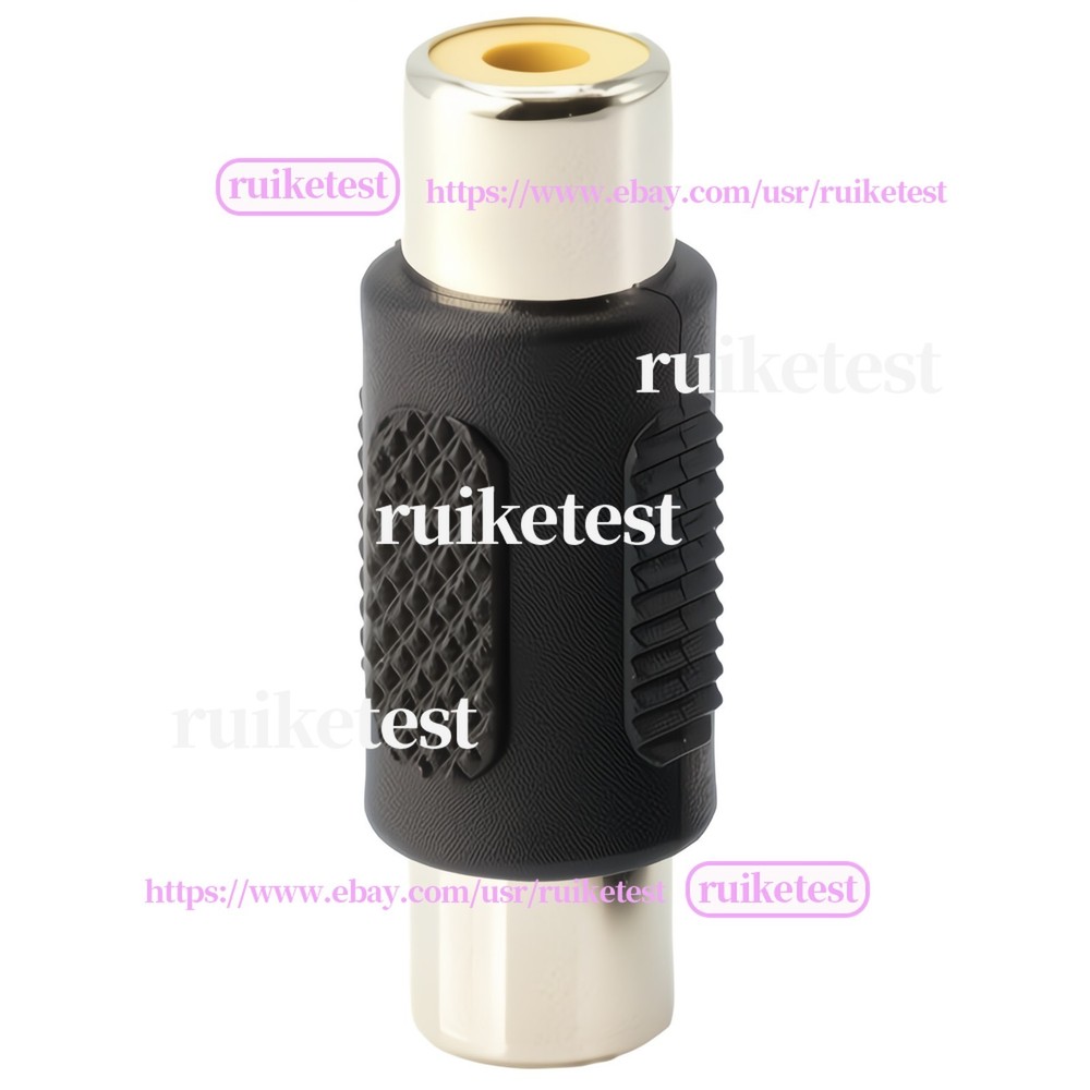 RCA Coupler AV Audio Video Female to Female Jack Adapter Connector