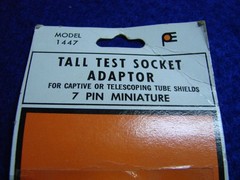 2 ITT Pomona Tube Test Socket Adapters # 1447 & TVS 12 BIN $39.95 Shipped
