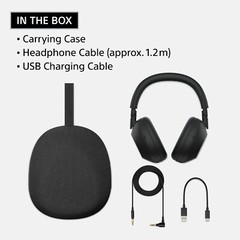 Sony WH-1000XM6 Best Wireless Bluetooth Noise Canceling Headphones (Black)