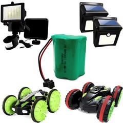 6V 1300mAh Ni-MH AA SM2P Rechargeable Battery Pack Plug For Toy Remote Car 2PCS