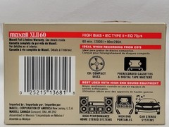 NEW 4 X Maxell XLII 60 Minute High Bias Blank Cassette Tapes SEALED (Read) xl ii