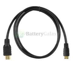 3FT HDMI 1.4 to Mini HDMI Type C Premium Cable Cord Gold Cable 1080P 400+SOLD