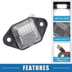 6500K White LED License Plate Light Assembly 3528SMD for E-150 E-250 2003-2014 A