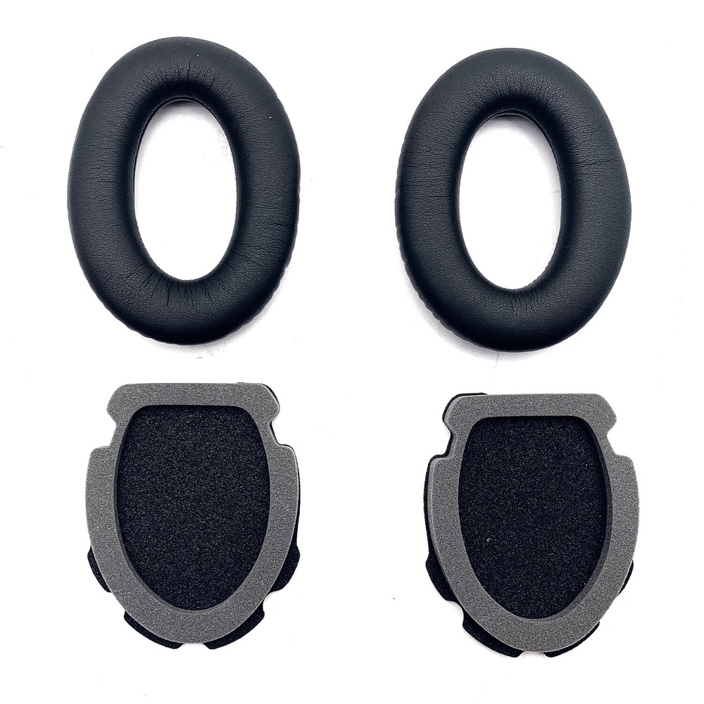 New For Aviation Headset X A10 A20 Bose Headphones 1Pair Ear Pads Cushions Black