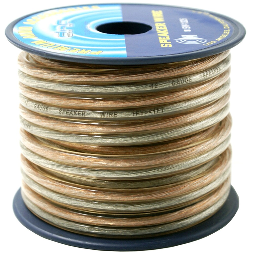 DNF 12 Gauge 100% Copper Speaker Wire 25 Feet – Packaged in Buck