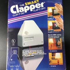 Smart CLAPPER On/Off Sound Light Sensor Wireless Switch NEW Sealed Box Vintage