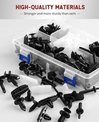 6 in 1 Wrangler Fender Flare Clips, Fastener Retainer Clips Compatible 150pcs