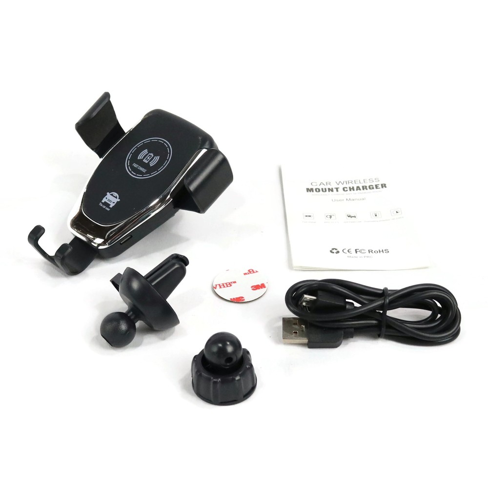 Wireless Fast Charging Car Charger Mount Holder Stand for Capable Smart Phones