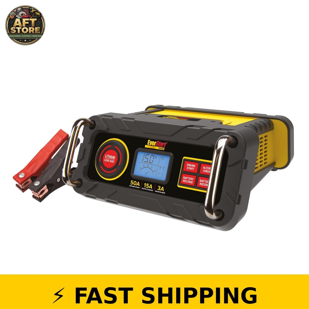 Everstart Maxx 50A Automotive Battery Charger/Maintainer BC50BE