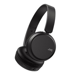 JVC Deep Bass Wireless On-Ear Headphones Bluetooth Foldable HA-S36W Black