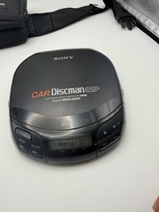 Sony D-835K Car Discman ESP Portable CD Player AC Adapter Case No Disc Read