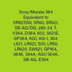 [Exp 10/2032] 10 SONY 364 SR621SW Watch Coin Button Cell Battery Ships from CA