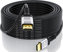 30 Ft 4K HDMI Cable – Supports Dolby Vision & 3D, Ideal for Modern Home Theaters