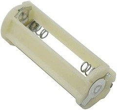 Cylindrical Battery Holder Battery Storage Case for 3 x 1.5V AAA Batteries